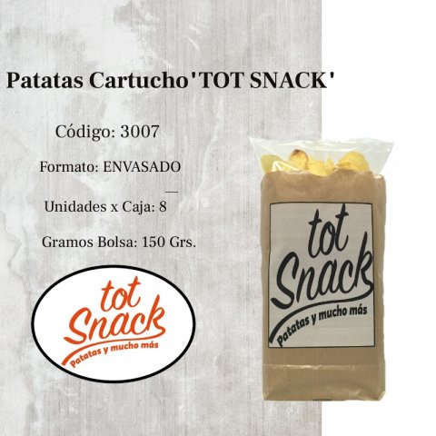Patatas Cartucho x150 Grs."TOT SNACK"